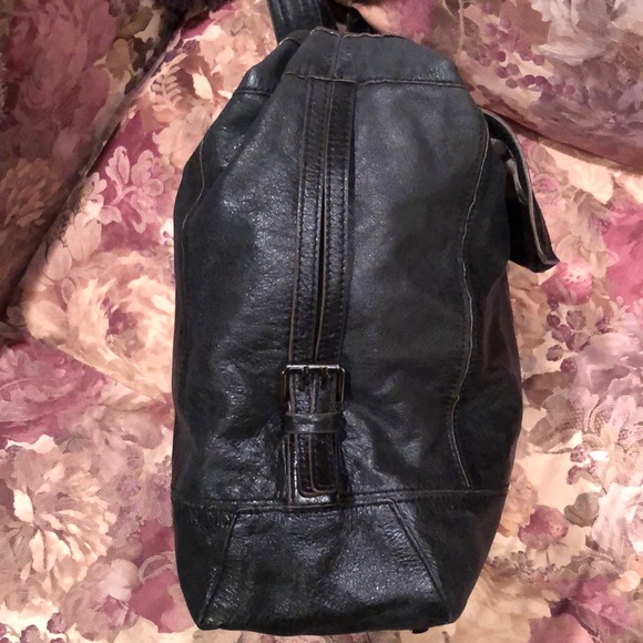 BCBGMaxAzria Black Leather Hobo Bag - Picture 7 of 16